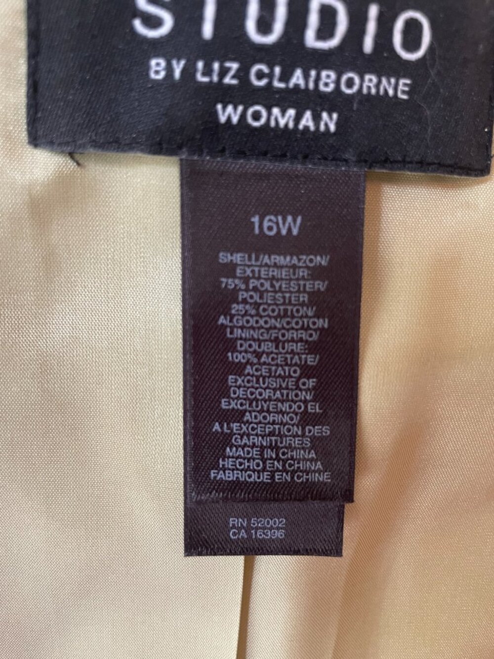ladies Studio by Liz Claiborne jacket - Picture 4 of 4